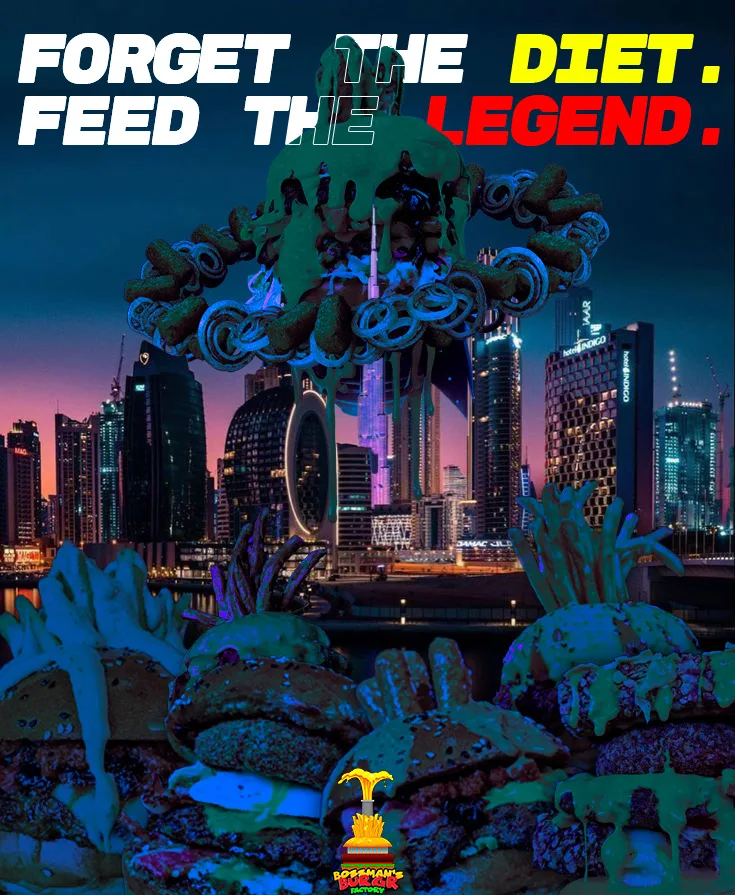 Poster design All Star Dubai creat de DB Studio